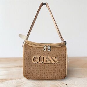 Guess Insulated Lunch Bag Junction Travel Signature Logo Lunchbox NWT